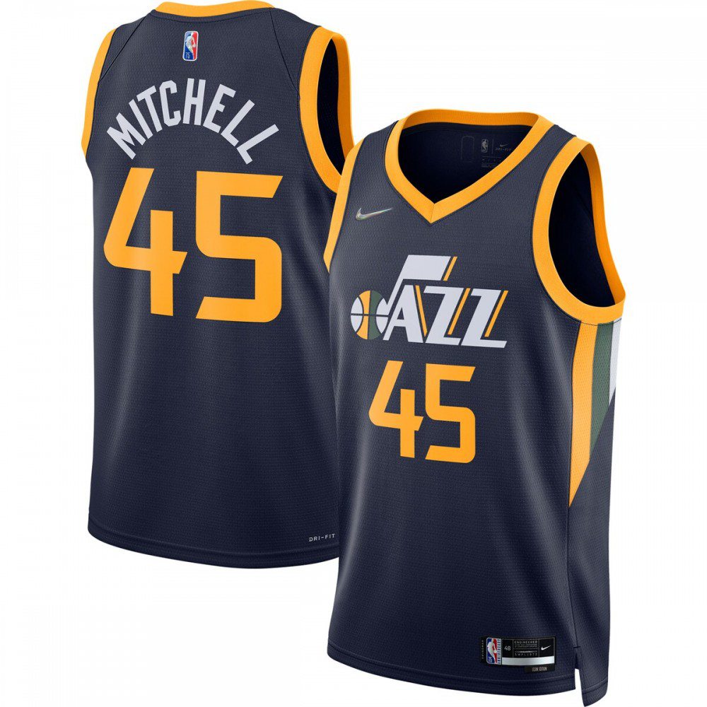 Donovan Mitchell Utah Jazz 2021/22 Diamond Swingman Jersey - Icon Edition - Navy-Pro Kit Vault | Brand New 26/27 Sports Jerseys